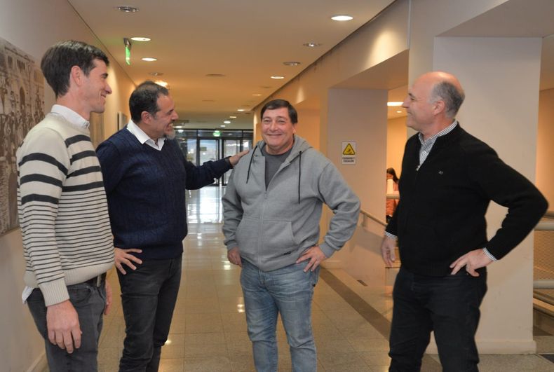 Omar Parisi, Guillermo Carmona, Nicolás Guillén, Alfredo Guevara
