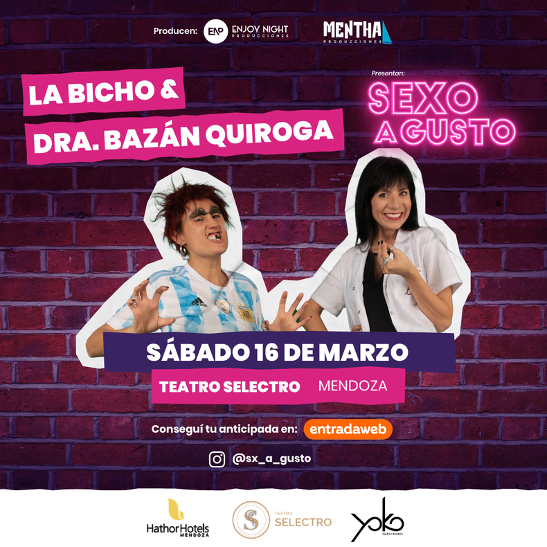 Sexo a gusto en el Teatro Selectro.