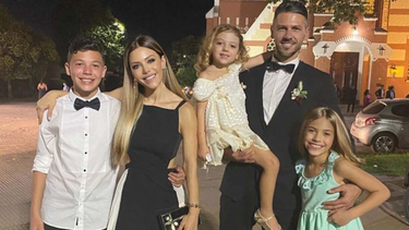 Martín Demichelis y Evangelina Anderson internaron a su hija durante el fin de semana