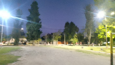 La plaza Beltrán de Palmira volvió a estar iluminada
