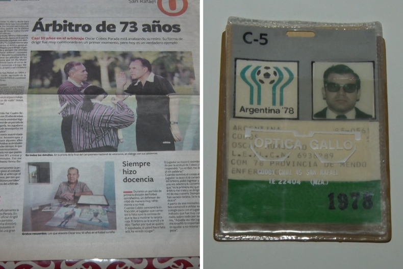 Oscar conserva intacta la pasión que lo llevó a dedicarse al arbitraje y que hoy continúa formando parte de su vida.