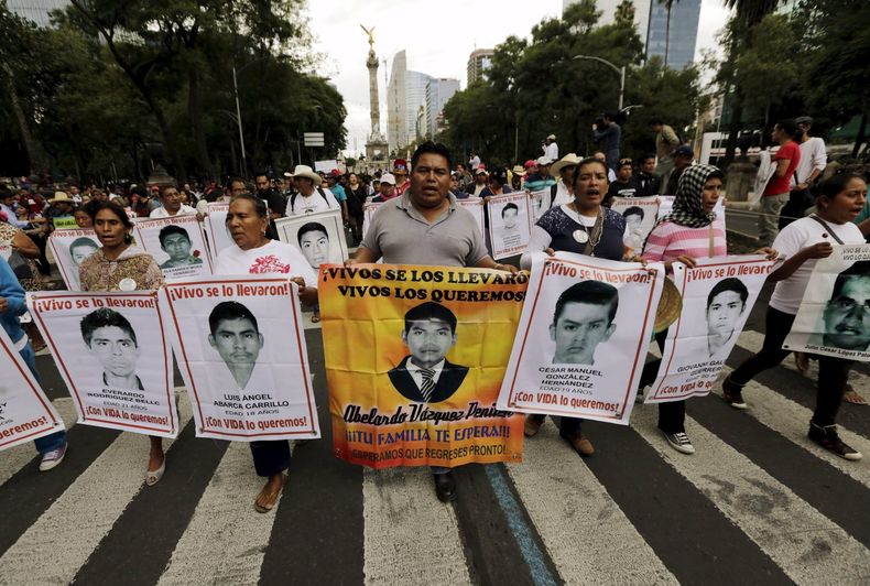 Se cumplieron 9 años desde la desaparición de los 43 estudiantes en México.
