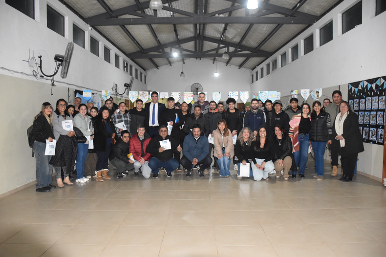 Capacitación de oficios en Tunuyán.