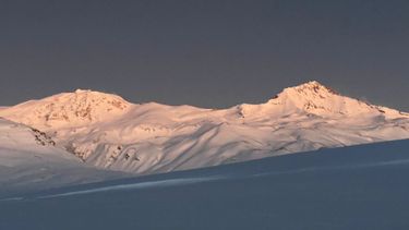 Amanecer en los valles nevados de Malargüe (Foto Gentileza El Azufre).