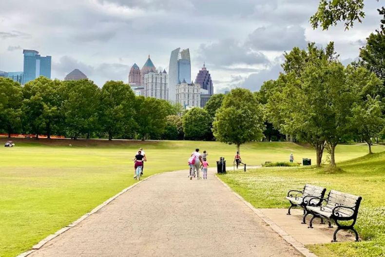 Piedmont Park, en Atlanta, Estados Unidos