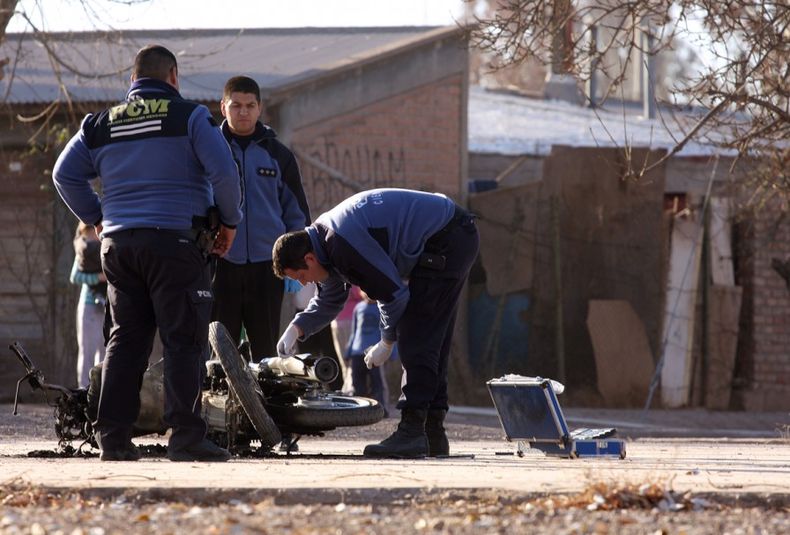 homicidio barrio guaymallen, alameda
