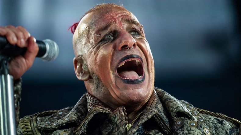 Till Lindemann, cantante de Rammstein.