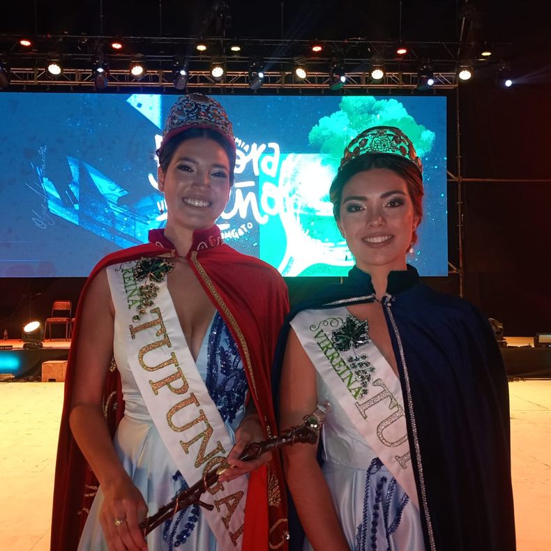 Las nuevas soberanas que representar&aacute;n a Tupungato en la Fiesta de la Vendimia 2025.