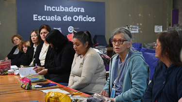 El programa textil en Godoy Cruz. El programa textil en Godoy Cruz.