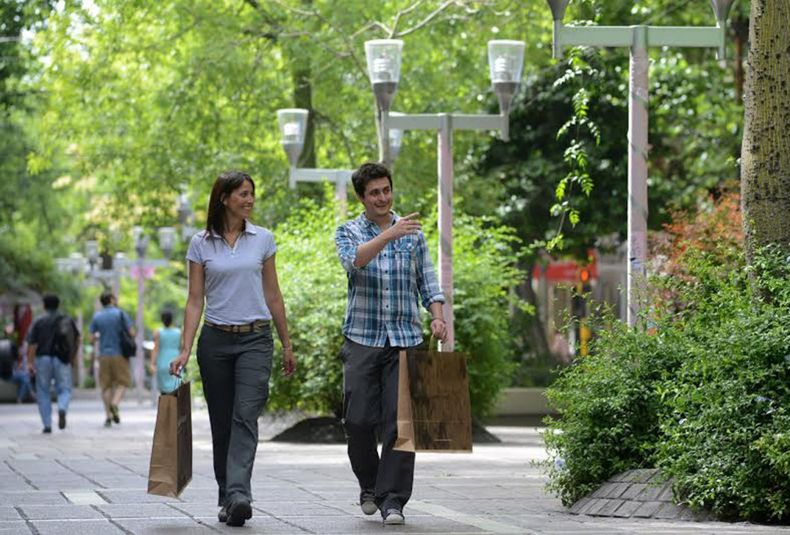 Ciudad de Mendoza, ejemplo de centro comercial a cielo abierto