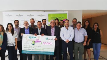 Por el reciclado de vidrio, Verallia donó $90.000 a la Fundación Notti