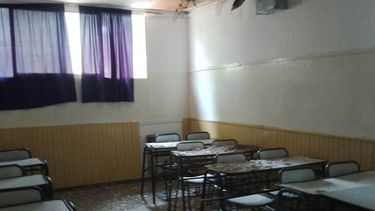 Imagen del techo de la escuela mencionada