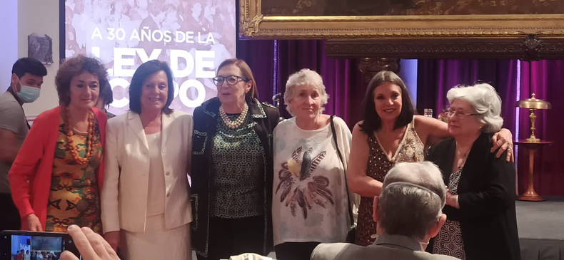 Cristina Zuccardi, segunda de izquierda a derecha. Integrará la lista de Horacio Rodríguez Larreta en las PASO 2023.