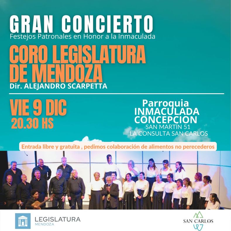 Coro de la Legislatura cierra el año en La Consulta