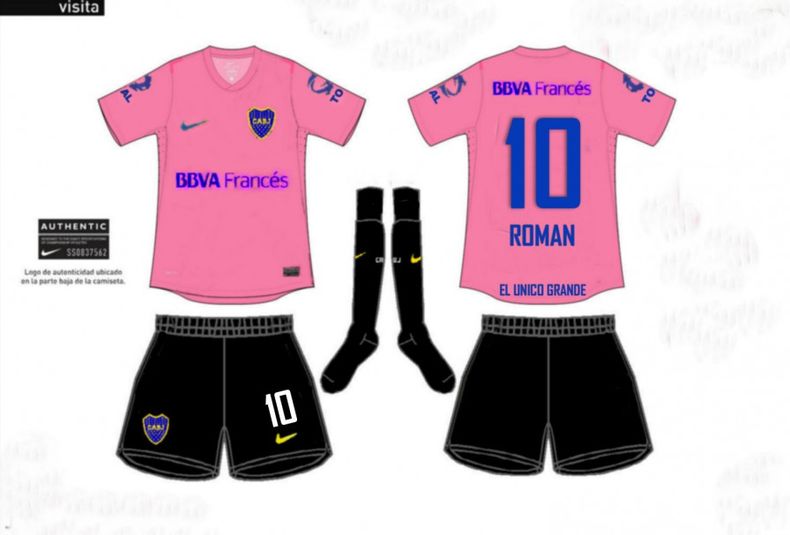 Camiseta Boca Rosa