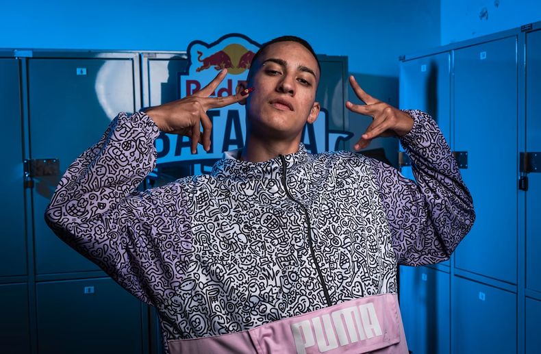 Jaff, el mendocino que es una de las grandes figuras del freestyle.