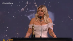 La respuesta de Wanda Nara a los cuestionamientos de sus colegas por quedarse con el Martín Fierro