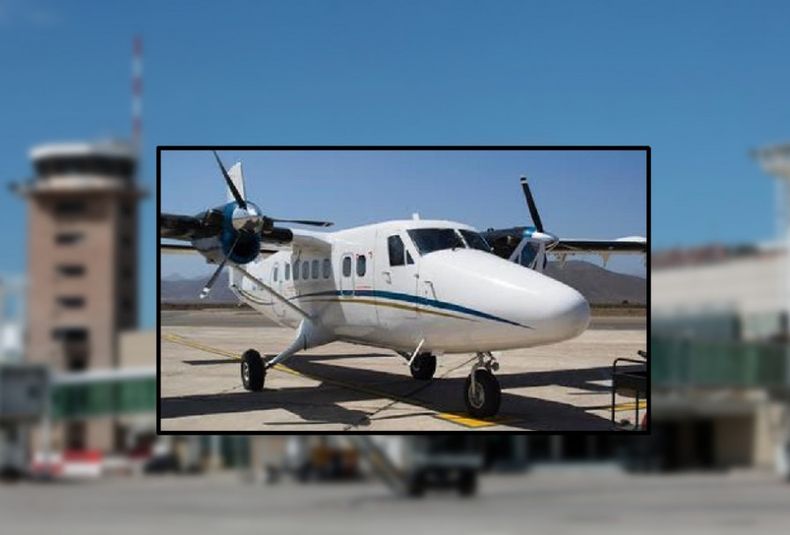 Avion barrick secuestrado aeropuerto
