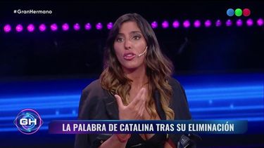 Gran Hermano: No me gusta verme insultando así en televisión, dijo Cata.