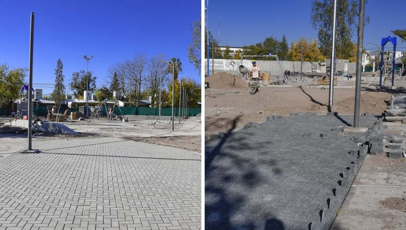 Guaymallén | Las obras están delimitadas por las calles Las Azucenas, Las Camelias y Los Lirios
