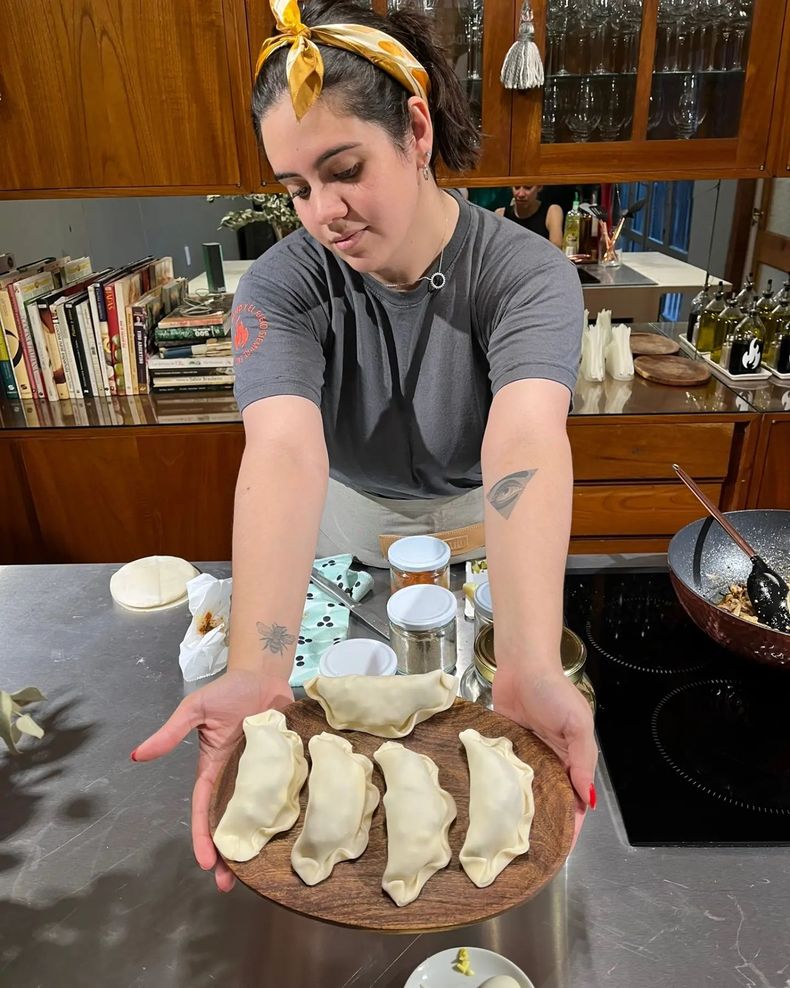 Ana Montserrat Baigorria, cocinera de Argentina que se desarrolla en México. 
