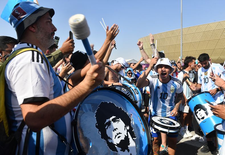 Los hinchas están con todo.