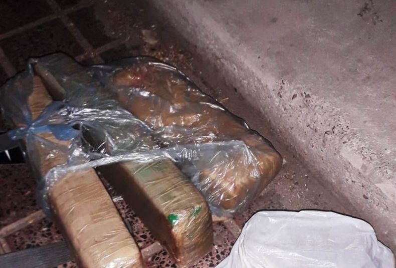 secuestro droga, marihuana, detenido