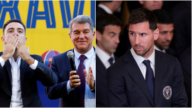 Xavi Hernández y Joan Laporta protagonizan un nuevo conflicto en torno al regreso frustrado de Lionel Messi. Xavi Hernández y Joan Laporta protagonizan un nuevo conflicto en torno al regreso frustrado de Lionel Messi.