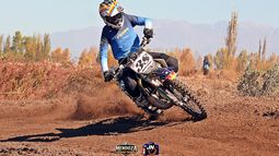 Gran nivel del Motocross local.