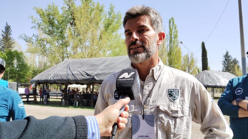 Ulpiano Suárez estuvo en Tunuyán