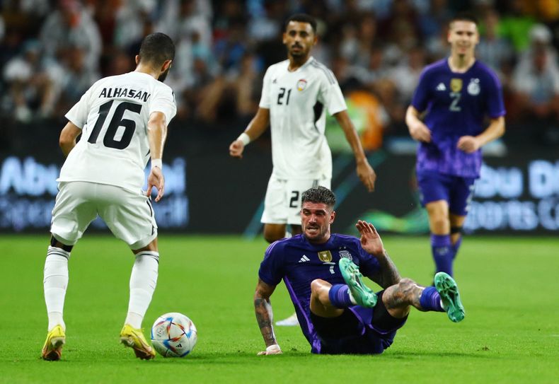 Rodrigo De Paul conforme con la selección.