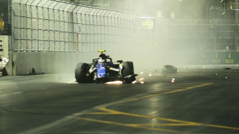 Fórmula 1: Franco Colapinto chocó: ¿podrá correr el GP de Las Vegas?