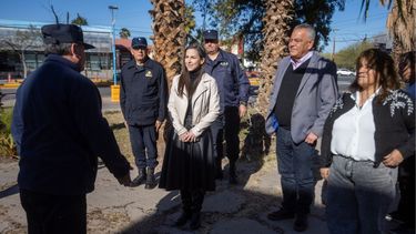Nuevas obras, tecnología y seguridad: así fue la visita de Rus a Lavalle