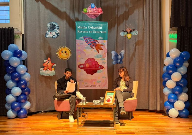 De un proyecto escolar a un libro premiado en Mendoza: la inspiradora historia de Axel Ábrego Gil