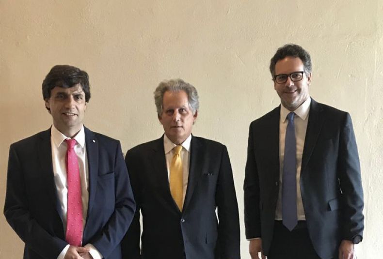 El Ministro de Hacienda, Hernán Lacunza, y el Presidente del Banco Central, Guido Sandleris se reunieron con David Lipton, Director Gerente del Fondo Monetario