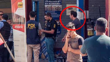 El Colo Quarñolo, el ex empleado del lubricentro acusado de ser datero. Estuvo en la escena del crimen consolando a los familiares de Salzmann.