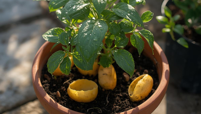 Cómo usar cáscaras de papa en jardinería para nutrir tus plantas