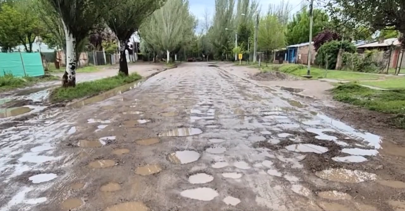 Calle de El Capacho en San Carlos.