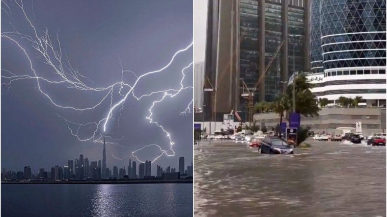 ¡Imágenes impactantes!: tormentas extremas azotan Dubai y Omán