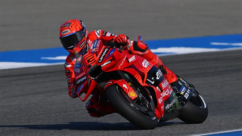 Marc Márquez el mejor del día.