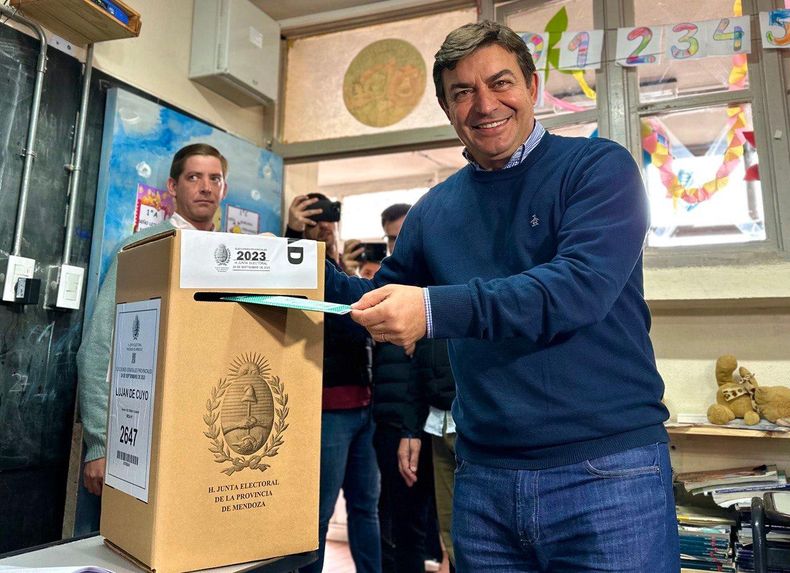 El candidato a gobernador por la Unión Mendocina, Omar De Marchi. El candidato a gobernador por la Unión Mendocina, Omar De Marchi.