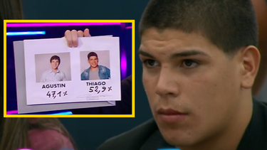 Gran Hermano: Thiago es el nuevo eliminado.