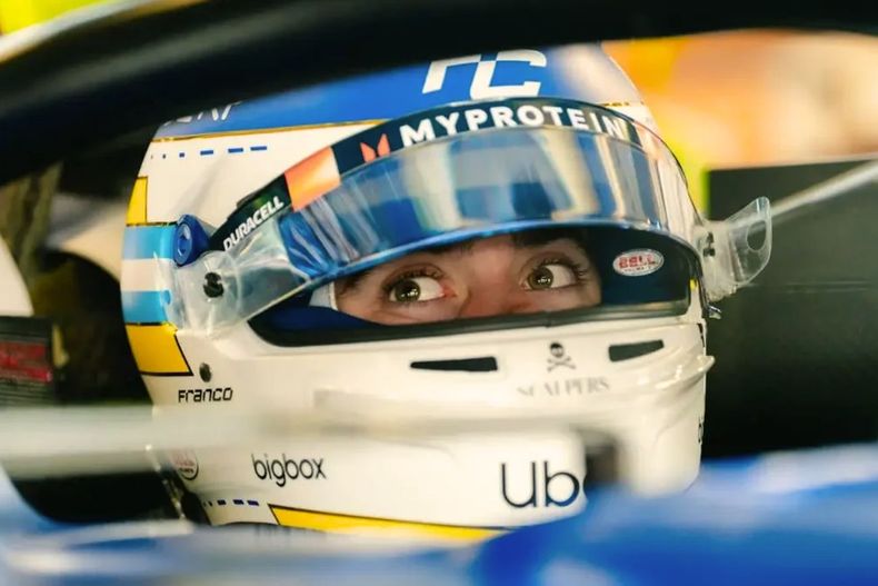 Franco Colapinto terminó decimoctavo en la carrera Sprint de Qatar