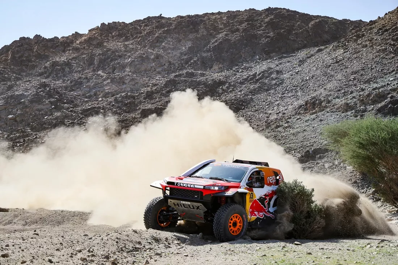 Toyota dominó la Etapa 2 del Rally Dakar 2026