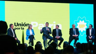 Sergio Massa ayer en Mendoza. Redobló la apuesta por la gestión y reclamó movilización militante.