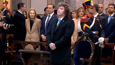 Javier Milei, presente en el Tedeum por el 25 de Mayo. Javier Milei, presente en el Tedeum por el 25 de Mayo.