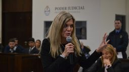 Claudia Ríos está bien y no fue herida. Conmoción.&nbsp;