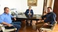 Suarez, Cornejo y De Marchi. Una foto que podría no repetirse en estas elecciones 2023.