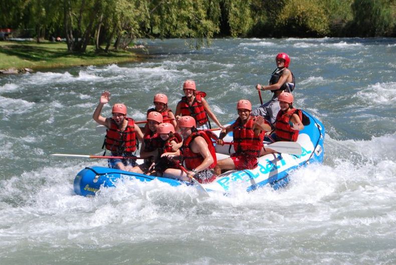 El rafting pica en punta en San Rafael -archivo-