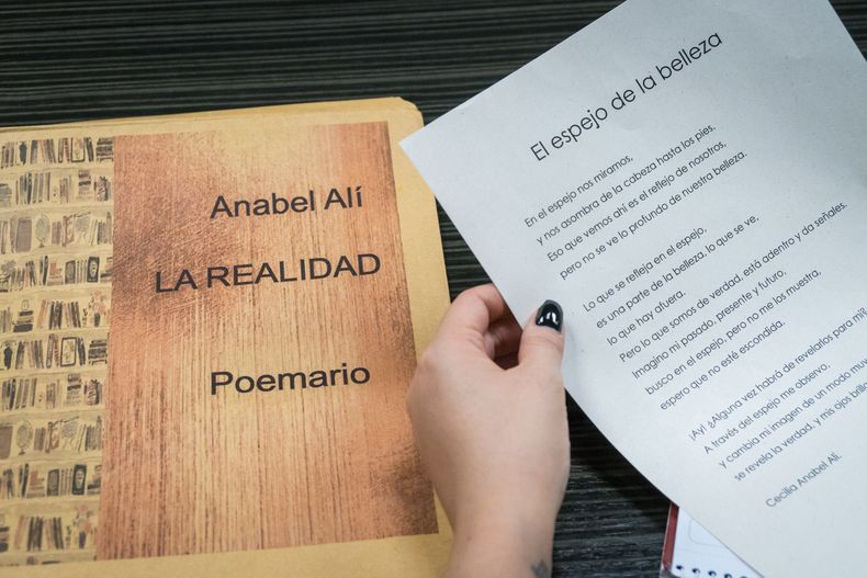 El poema escrito por Anabel Alí: 